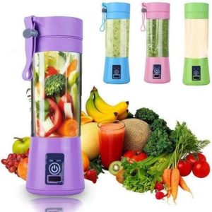 Portable and Rechargeable Usb Electric Smart Home Fruit Juicer Vegetable Juice Maker Blender With Charging Cable - Image 2